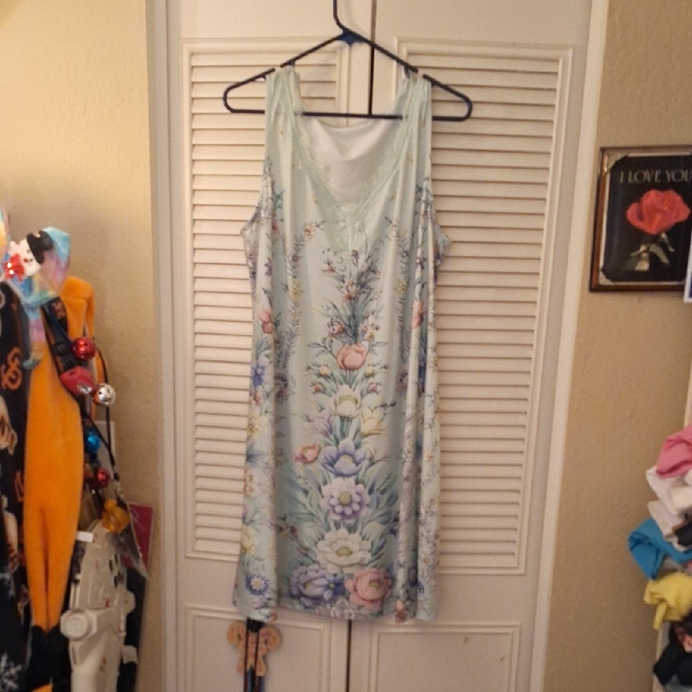 Bali White and Blue Sleeveless Sundress for Weddings